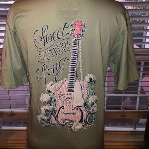 Mint color Lauren James short sleeve tee.